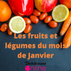 Les fruits et légumes de janvier